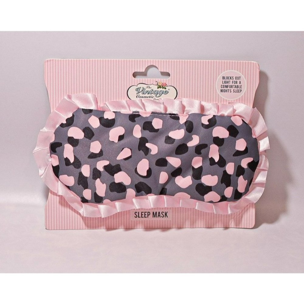 Vintage Cosmetic Company Sleep in Progress Pink Sleep Mask